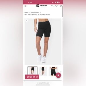 Skin Biker Shorts (8 in. inseam) olive green